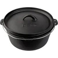 Grill Guru Cast Iron Dutch Oven Large