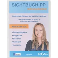 Pagna 21011-19, Project folder, A4, Polypropyleen (PP), Transparant, 40 vel, 20 vakken