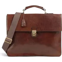 The bridge Story Uomo aktetas leer 40 cm bruin