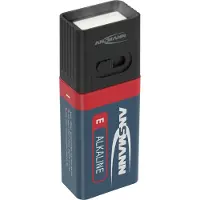 Ansmann COB LED-zaklamp, 3 Watt, 9V batterij, zwart