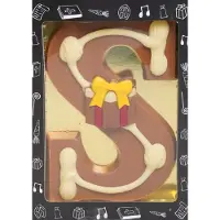Pure Verwennerij Luxe Gedecoreerde Melk Chocolade Letter S - 20 x 200 Gram