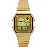 Casio Heren-/Dameshorloge, goudkleurig, model -A130WEG-9AEF