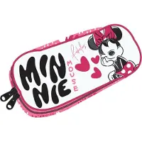 Giovas Disney Minnie etui met 2 vakken, 26 cm