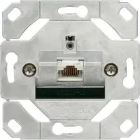 Gira Einsatz 245100, netwerkaansluitdoos Cat.6A, 1-voudig, 1 stuk.