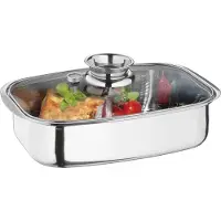 Küchenprofi aroma-braden/stoomoven, roestvrij staal, 36 cm, artikelnummer 2386102836, EAN 4007371066730