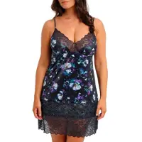 Fantasie Slipdress Lucia | Maat: M | Kleur: Marine Blauw