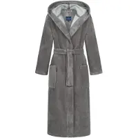 Morgenstern GEENA LANG 130cm Dames Badjas terra/graubraun M