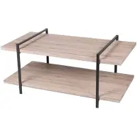 AC-DÉCO "DOCK" SALONTAFEL 2 PLANKEN 120X63X55CM