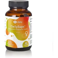 Vitelly DailySups Multivitamine voor vrouwen – 90 capsules – 14 vitamines en mineralen – met vitamine C, D3, zink en selenium – voor het immuunsysteem en energie