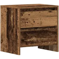 vidaXL Nachtkastje Oudhout 45 x 34 x 44,5 cm Bewerkt hout