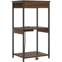 vidaXL Nachtkastje Bruin Eiken 41 x 31 x 76 cm Bewerkt hout