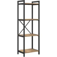 vidaXL Boekenplank 40 x 30 x 119 cm Bewerkt hout Artisan Eiken
