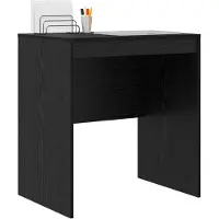 vidaXL Bureau Zwart Eiken 70 x 50 x 76 cm