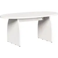 vidaXL Salontafel Wit 80 x 40 x 35 cm Massief grenenhout