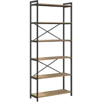 vidaXL Boekenplank 80 x 30 x 189,5 cm Bewerkt hout Artisan Eiken