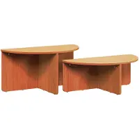 vidaXL Salontafel 2 st Wasbruin 79 x 39,5 x 40 cm Massief grenenhout
