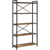 vidaXL Boekenplank 80 x 30 x 155 cm Bewerkt hout Oud hout