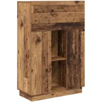 vidaXL Bureau Oud Hout Bewerkt hout 71.5 x 31.5 x 106.5 cm