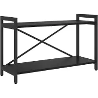 vidaXL Boekenplank 80 x 30 x 50 cm Bewerkt hout Zwart Eiken