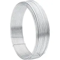 vidaXL Binddraad voor hekken Zilver 33 m