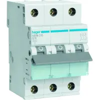 Hager MBN316 Leitungsschutzschalter Zekeringautomaat 3-polig 16 A