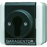JUNG 833.18 W - Sleutelschakelaar - 1-polig - Aangesloten - Zwart - Wit - Thermoplast - IP44
