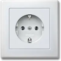 Merten MEG2301-1619 - CEE 7/3 - CEE 7/4 - Wit - Duroplast - 250 V - 16 A