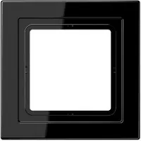 JUNG LSD981SW Afdekking Frame 1-voudig Zwart 1 stuk(s)