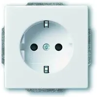 Busch-Jaeger 2011-0-3725 - CEE 7/3 - 2P+E - White - 250 V - 16 A - 71 mm