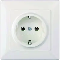 Siemens 5UB1580, DELTA-serie, Schuko-stopcontact, 250VAC, 16A, volledig oppervlakte, 80x80mm