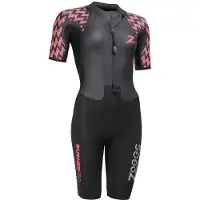 Zoggs Rusher Pro Woman Short Sleeve Shorty Zwart SM Vrouw