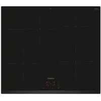 Siemens iQ300 EI631CFB1E kookplaat Zwart Ingebouwd 60 cm Inductiekookplaat zones 4 zone(s)