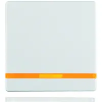 Hager Q.1 bedieningselement/centraalplaat, wit