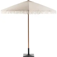 Beliani MURASA - Tuinparasol - Beige - 258 cm - Polyester