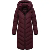 NAVAHOO Wintermantel 'Sahnekatzii XIV' bordeaux