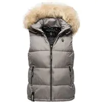 MARIKOO Bodywarmer 'Eisflöckchen' grafiet