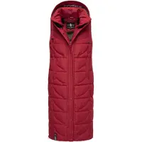 NAVAHOO Bodywarmer 'Brezelchen' wijnrood