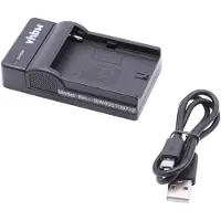 OTB Acculader compatibel met Sony NP-, NP-F, NP-FM, NP-QM-serie, Panasonic, Hitachi en JVC accu's