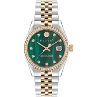 Philipp Plein Analoog horloge goud / groen / zilver