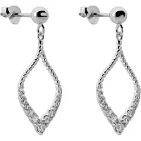 Orphelia 'Grace' Dames 925 Sterling Zilveren Oorbellen - Zilver ZO-7493