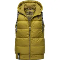 NAVAHOO Bodywarmer 'Kassidy' olijfgroen / zwart / wit