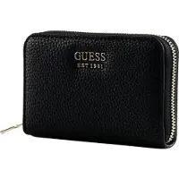GUESS Portemonnee Brenton SLG Medium Zip Around Wallet Black Zwart