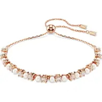 Swarovski Armband rose-goud / transparant