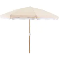 Beliani SESTRIERE - Tuinparasol - Beige - 232 cm - Polyester