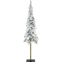 Kaemingk Kunstkerstboom Alpine fir H300 D75 cm groen/wit Everlands