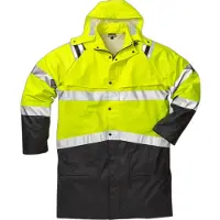 Fristads High vis regenjack klasse 3 4634 RS Hi-Vis geel/zwart maat 3XL heren