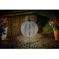 SMART GARDEN Jumbo Damasque - Zonnelantaarn - Zonne-energie - Goud (1 stuk)