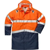 Fristads High vis regenjack klasse 3 4634 RS Hi-Vis oranje/marineblauw maat L heren