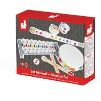 Janod - Confetti - Muziekinstrumenten set - Voor kleine muzikanten