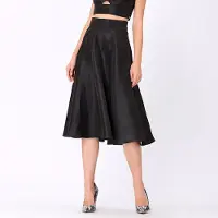 Smart & Joy Wijd uitlopende taffeta rok